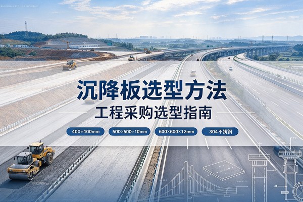 让胡路沉降板选择方法