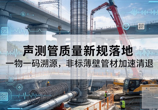 让胡路声测管质量新规落地，一物一码溯源，非标薄壁管材加速清退