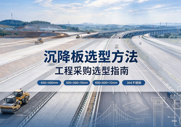 让胡路沉降板选择方法